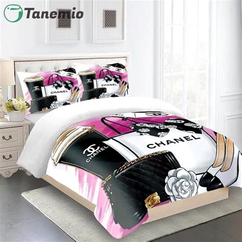 chanel duvet cover cheap|chanel inspired comforter set.